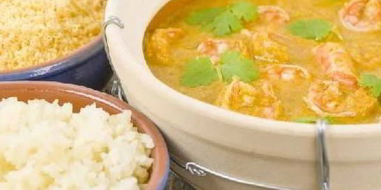 Рагу из креветок