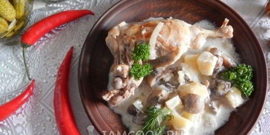 Рагу из кролика с картофелем