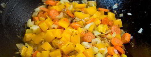 рагу из курицы с копчеными колбасками. Шаг 5