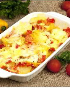 Рагу из овощей и сыра