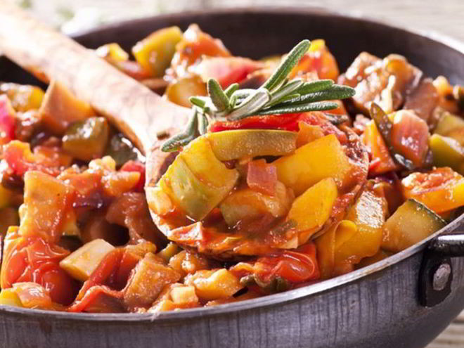 Рецепт рагу из овощей с курицей