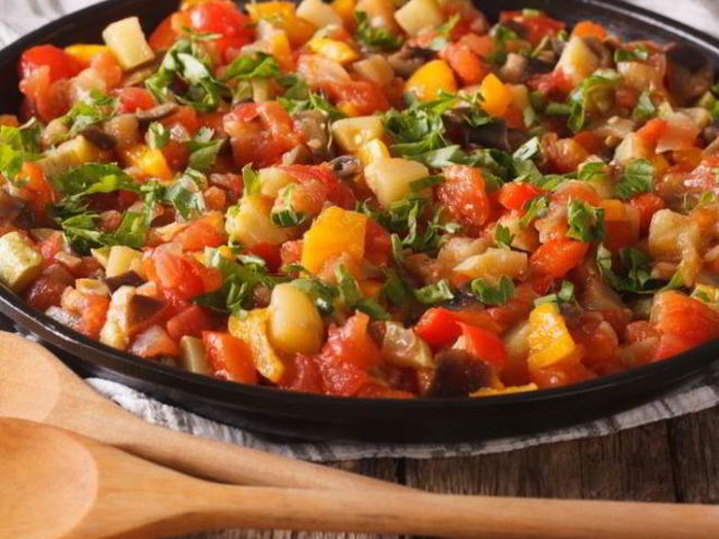 Рецепт рагу из овощей в мультиварке