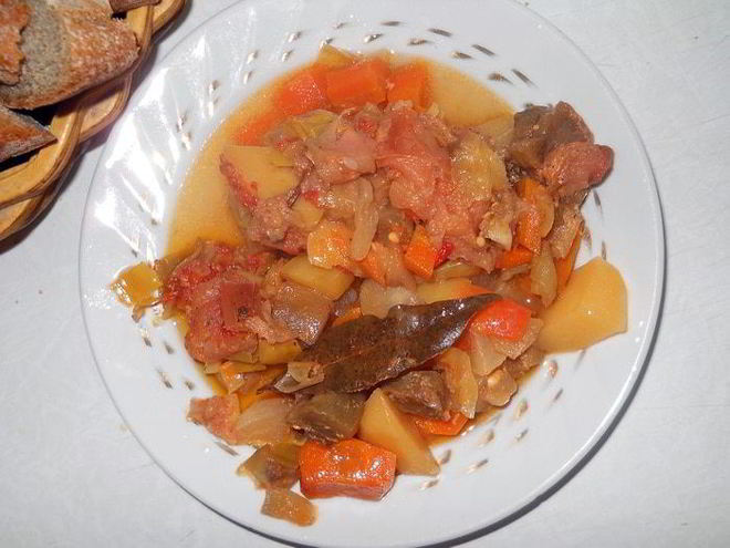 Рецепт рагу из овощей