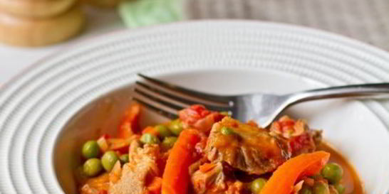 Рагу из свинины по-римски