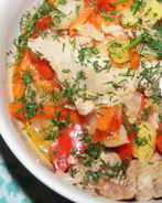 Рагу из свинины с овощами в мультиварке