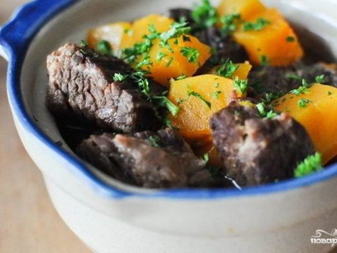 Рецепт рагу из тыквы