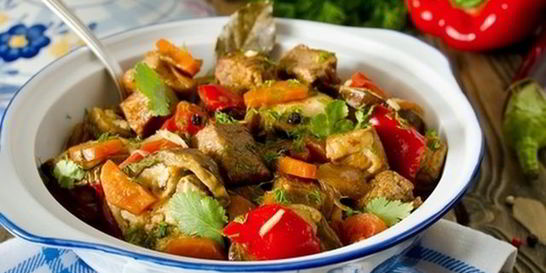 Рагу овощное с мясом