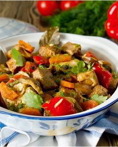 Рагу овощное с мясом