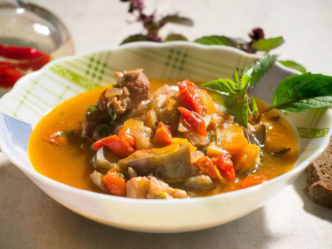 Рецепт рагу с баклажанами итальяно