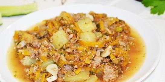 Рагу с фаршем