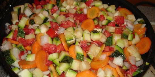 Рагу с кабачками