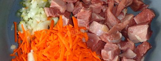 рагу с капустой картошкой и мясом. Шаг 5