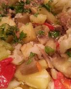 Рагу с курицей и овощами