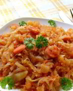 Рагу с сосиской