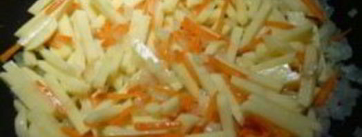 рагу с сосиской. Шаг 2