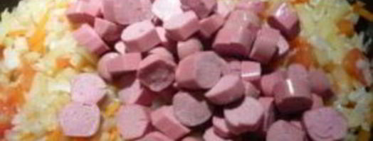 рагу с сосиской. Шаг 5