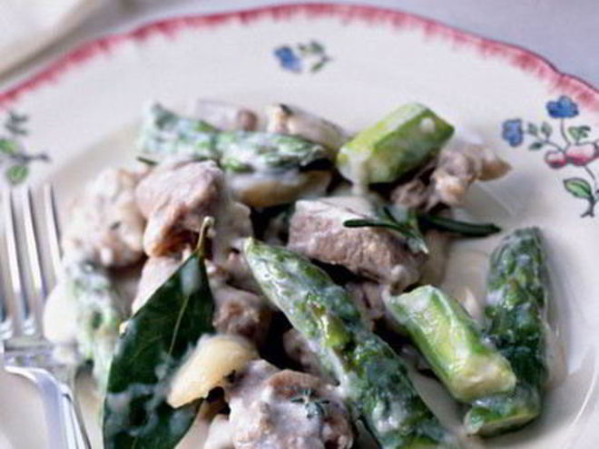 Рецепт рагу со спаржей