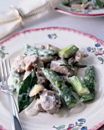 Рагу со спаржей