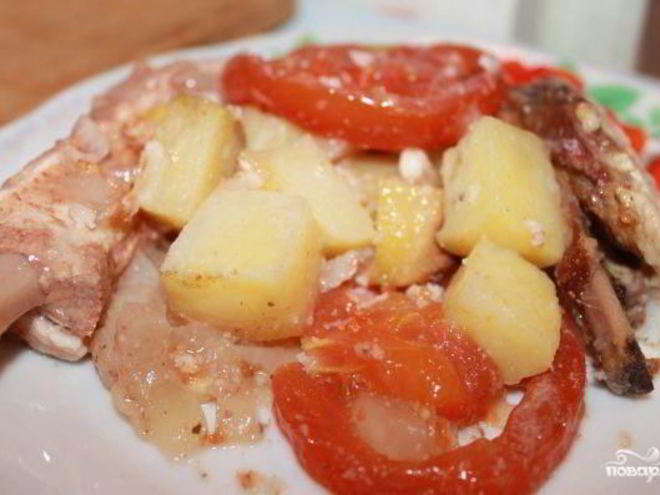 Рецепт рагу со свиными ребрами