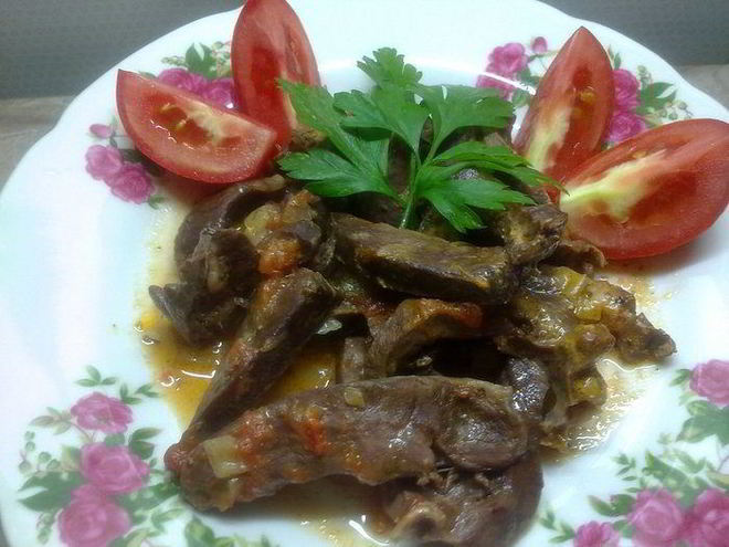 Рецепт сердечного рагу