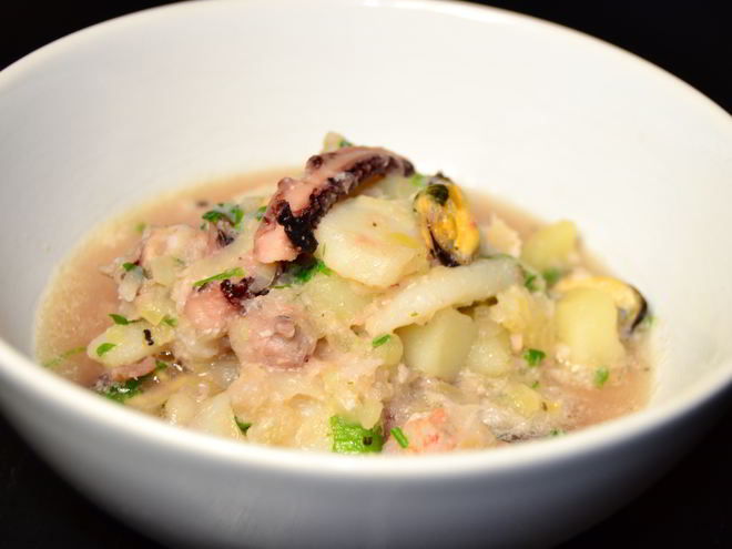 Рецепт скандинавского рагу с морепродуктами