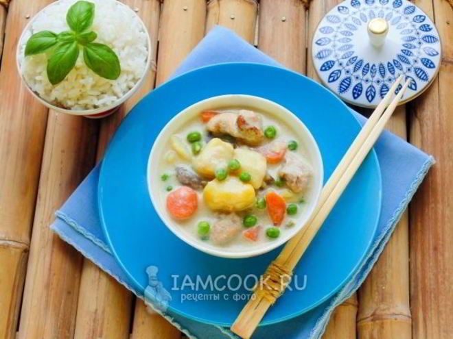 Рецепт японского сливочного рагу