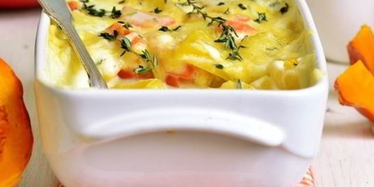 Запеченное рагу с тыквой