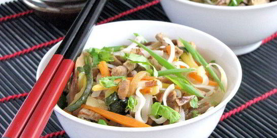 Рисовая лапша по-японски