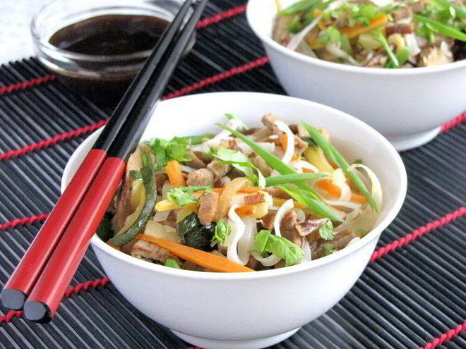 Рецепт рисовой лапши по-японски