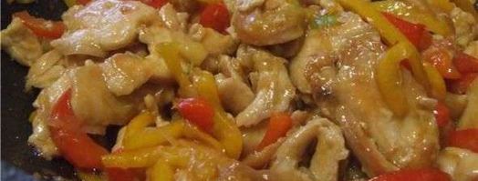 рисовая лапша с индюшиным филе и овощами. Шаг 45