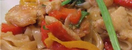 рисовая лапша с индюшиным филе и овощами. Шаг 49