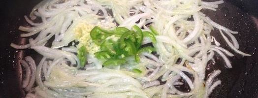 рисовая лапша с креветками и мидиями. Шаг 3