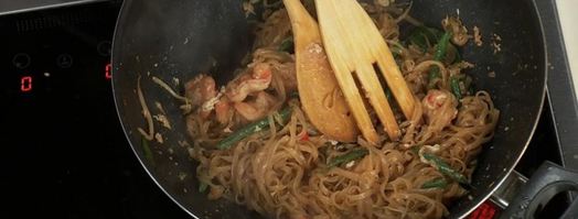 рисовая лапша с креветками. Шаг 4