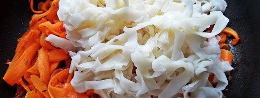 рисовая лапша с овощами. Шаг 6