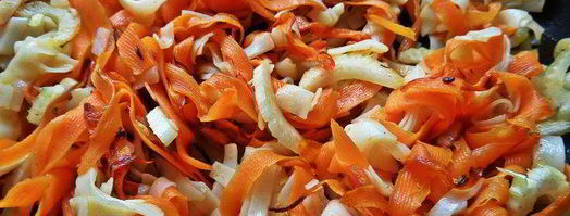 рисовая лапша с овощами. Шаг 9