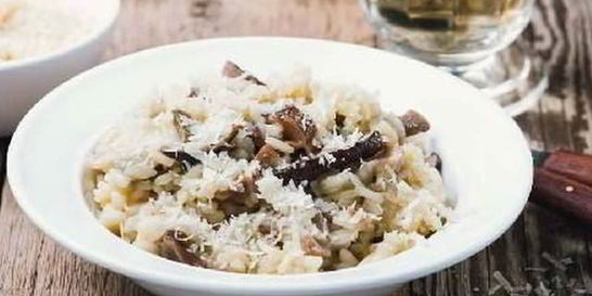 Душистое ризотто с грибами