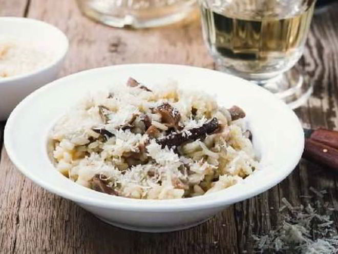 Рецепт душистого ризотто с грибами