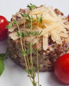 Гречневое ризотто с сыром