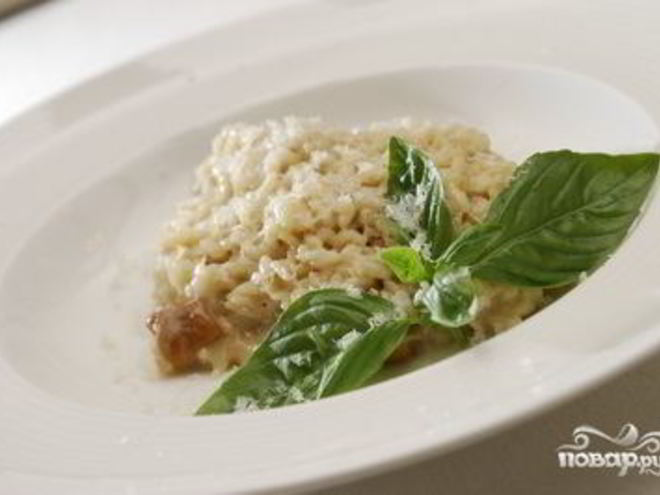 Рецепт грибного ризотто