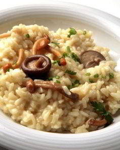 Итальянское ризотто с лесными грибами