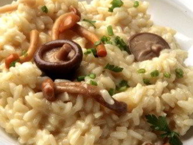 Рецепт итальянского ризотто с лесными грибами