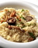 Итальянское ризотто с лесными грибами