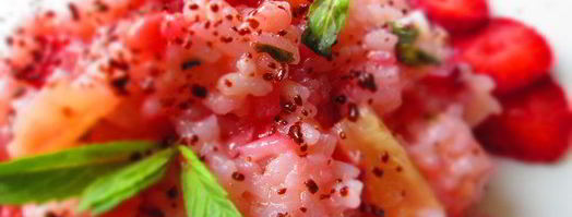 клубнично-яблочное ризотто с ананасом. Шаг 3