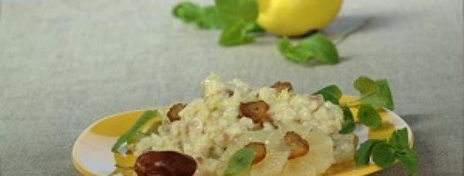 лимонное ризотто с финиками. Шаг 3