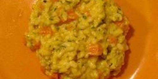 Морковный ризотто