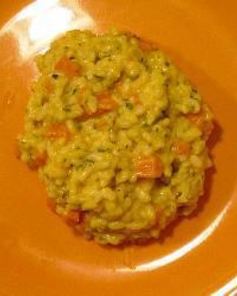 Морковный ризотто