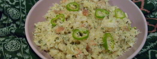 насыщенное ризотто с морским окунем и сливками. Шаг 6