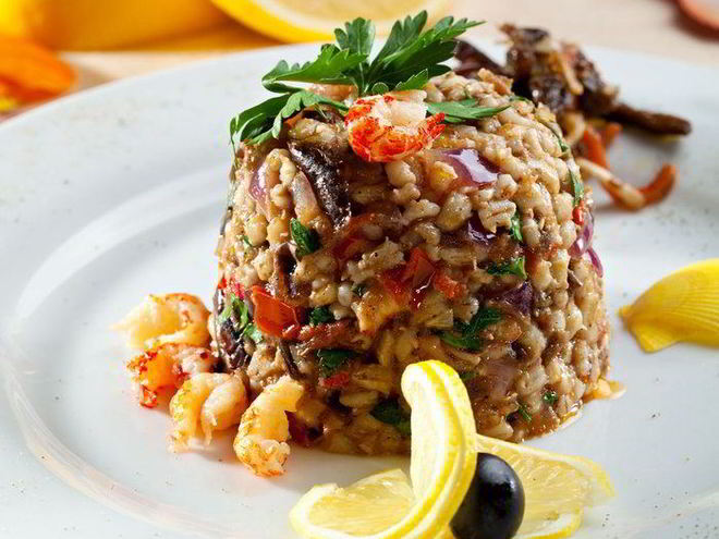 Рецепт перлового ризотто розовый жемчуг