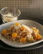 Перловое ризотто с тыквой