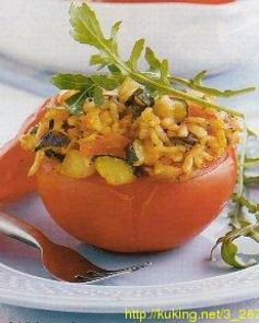 Помидоры, фаршированные ризотто